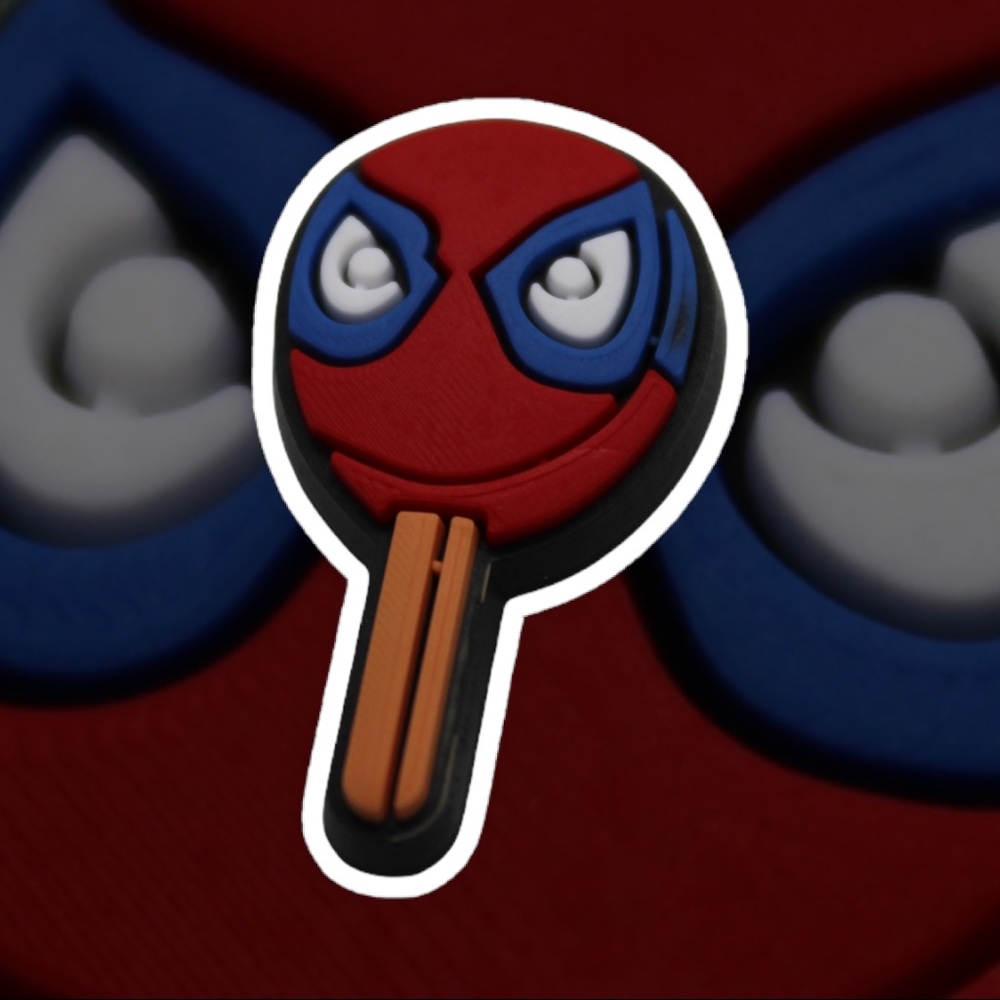 Spider-Man Popsicle Croc Charm Jibbitz